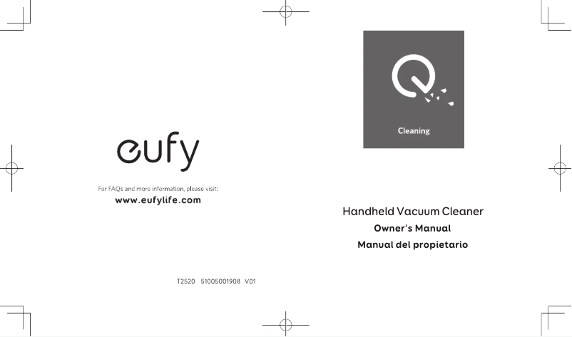 Página 1 del manual Manual de usuario Eufy HomeVac H11 Pure