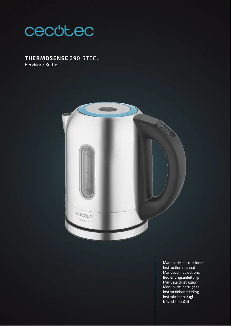 Page n°1 - Manuel utilisateur Cecotec ThermoSense 290