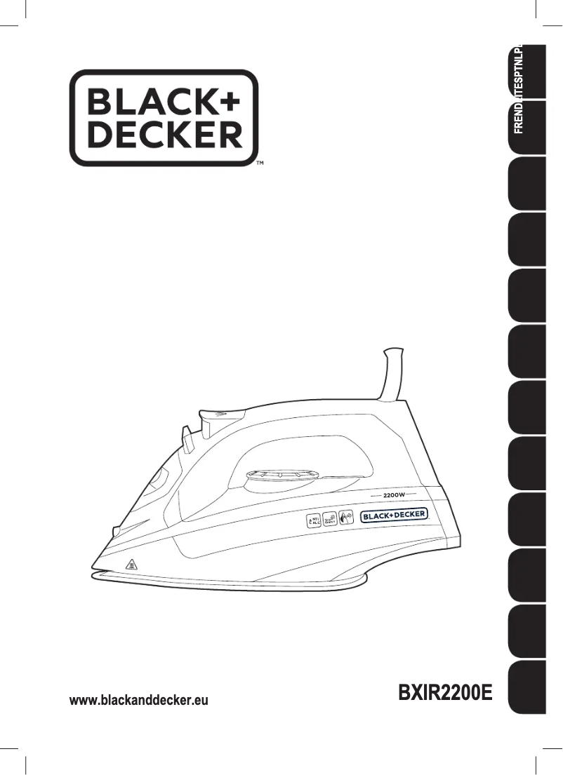 Page 1 de la notice Manuel utilisateur Black & Decker BXIR2200E