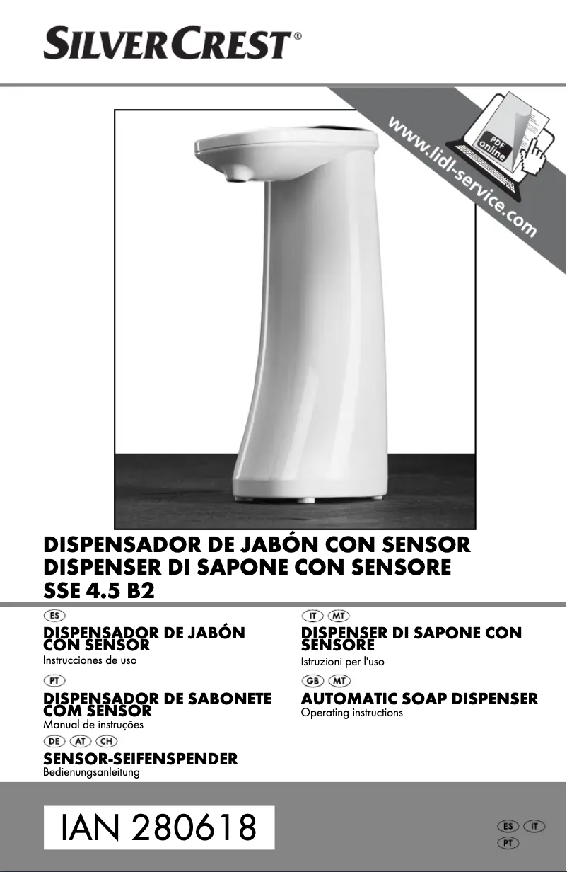 Page n°1 - Manuel utilisateur SilverCrest SSE 6 C3