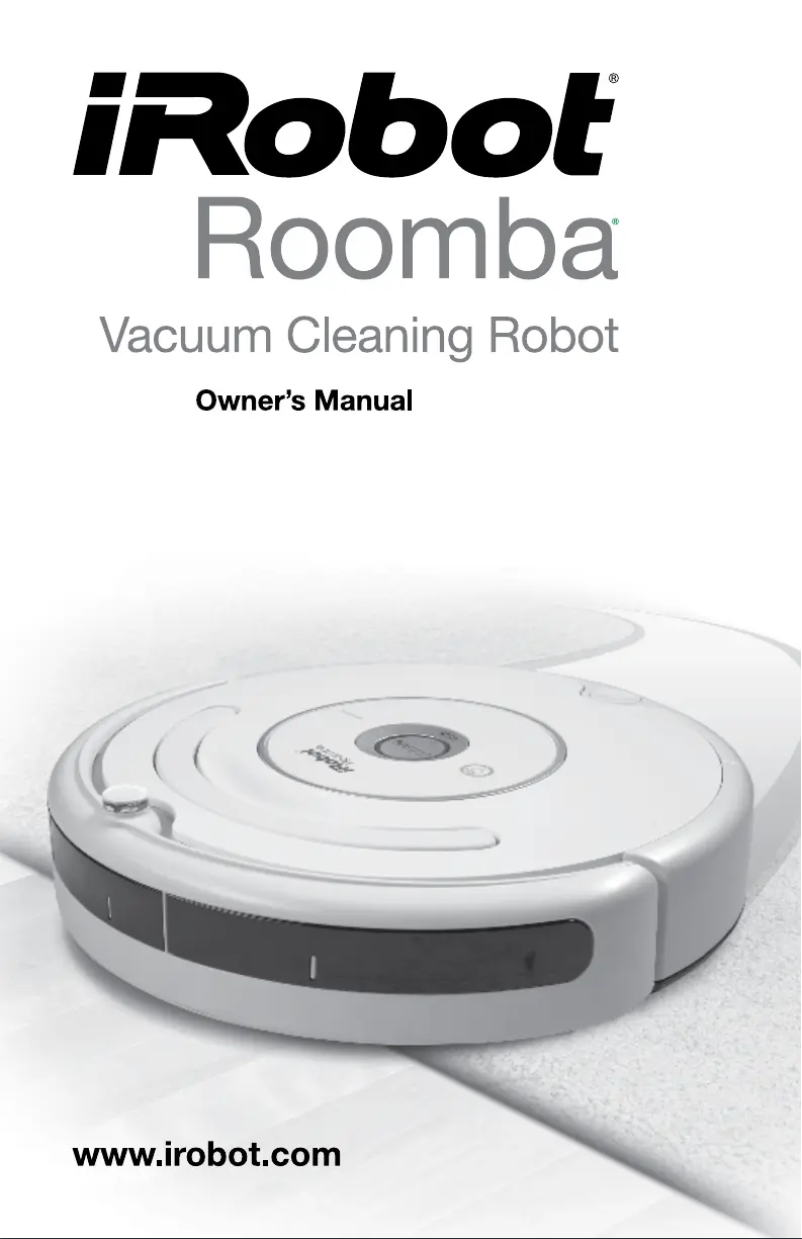 Image de la première page du manuel de l'appareil Roomba 500
