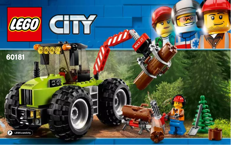 Page 1 de la notice Manuel utilisateur Lego City 60181