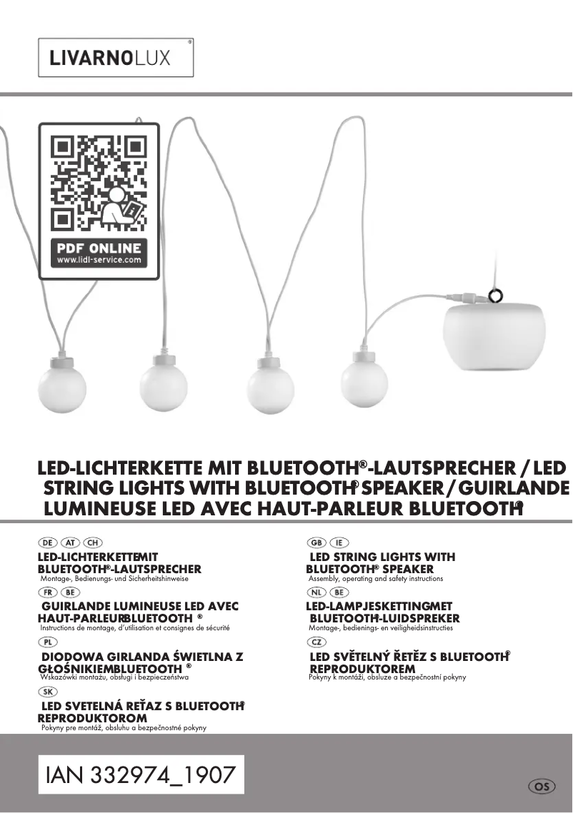 Image de la première page du manuel de l'appareil IAN 332974