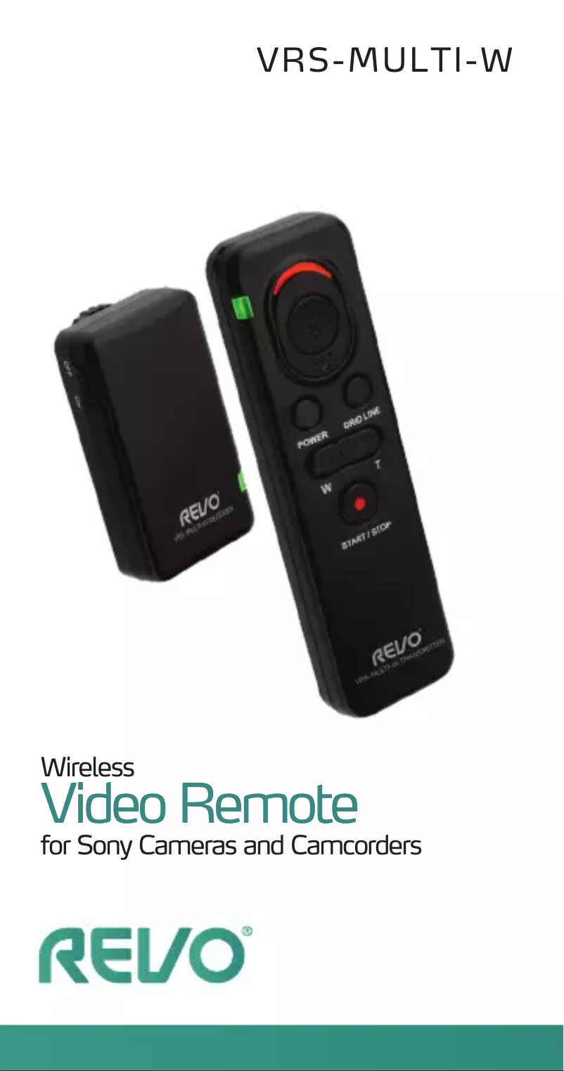 Page n°1 - Manuel utilisateur REVO VRS-MULTI-W