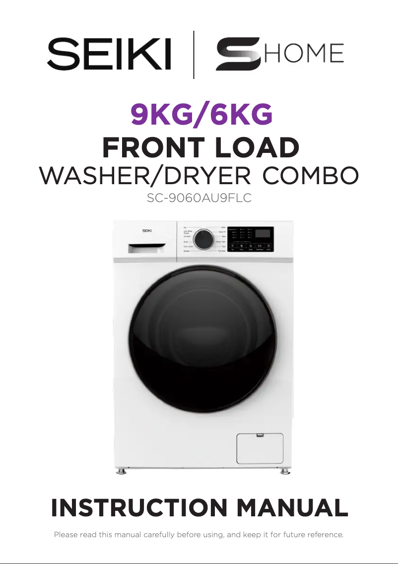 Page n°1 - Manuel utilisateur Seiki SC-9060AU9FLC