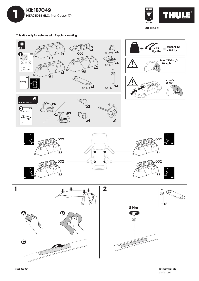 Image de la première page du manuel de l'appareil Kit 187049