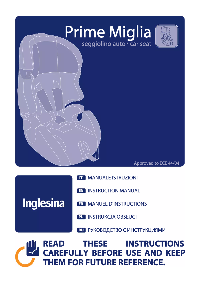 Image de la première page du manuel de l'appareil Prime Miglia I-Fix