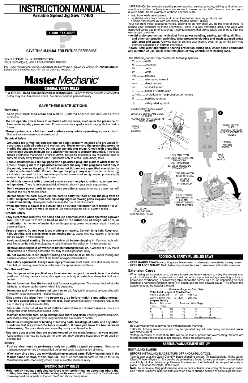 Page 1 de la notice Manuel utilisateur Black & Decker TV400