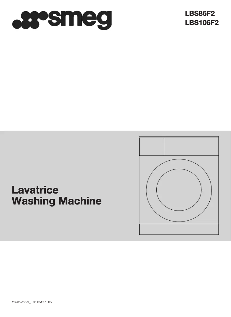 Page n°1 - Manuel utilisateur Smeg LBS106F2