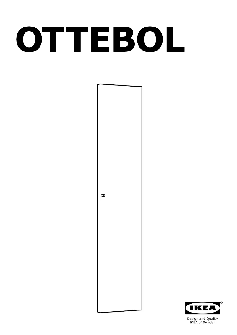 Página 1 del manual Manual de usuario Ikea OTTEBOL 104.075.65