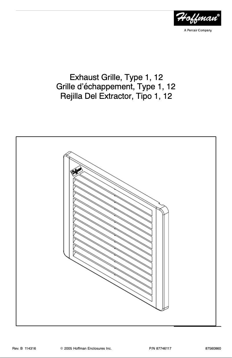 Page n°1 - Manuel utilisateur Hoffman TEP10UL12