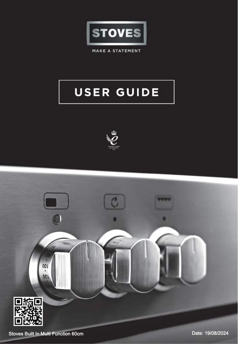 Página 1 del manual Manual de usuario Stoves ST SEB602TCC