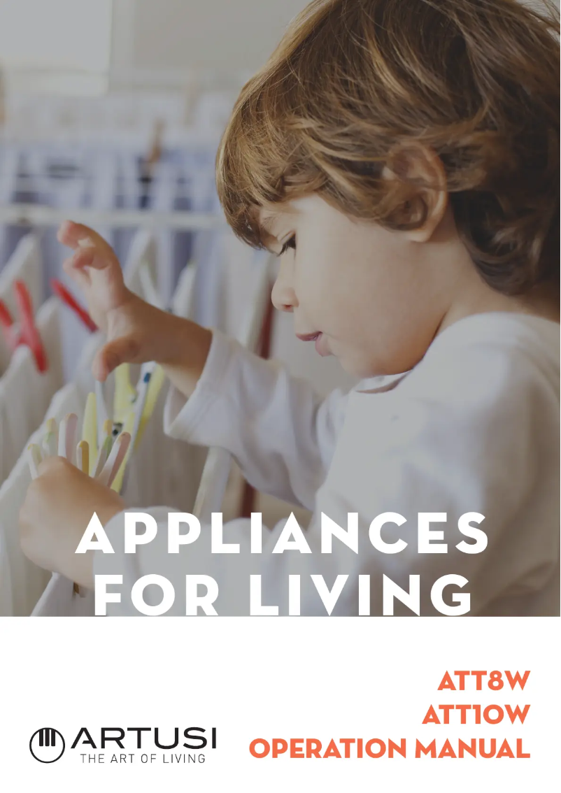 First page image of the manual for ATT8W