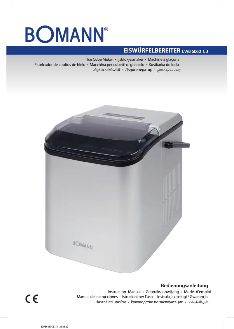 Image de la première page du manuel de l'appareil EWB 6060 CB