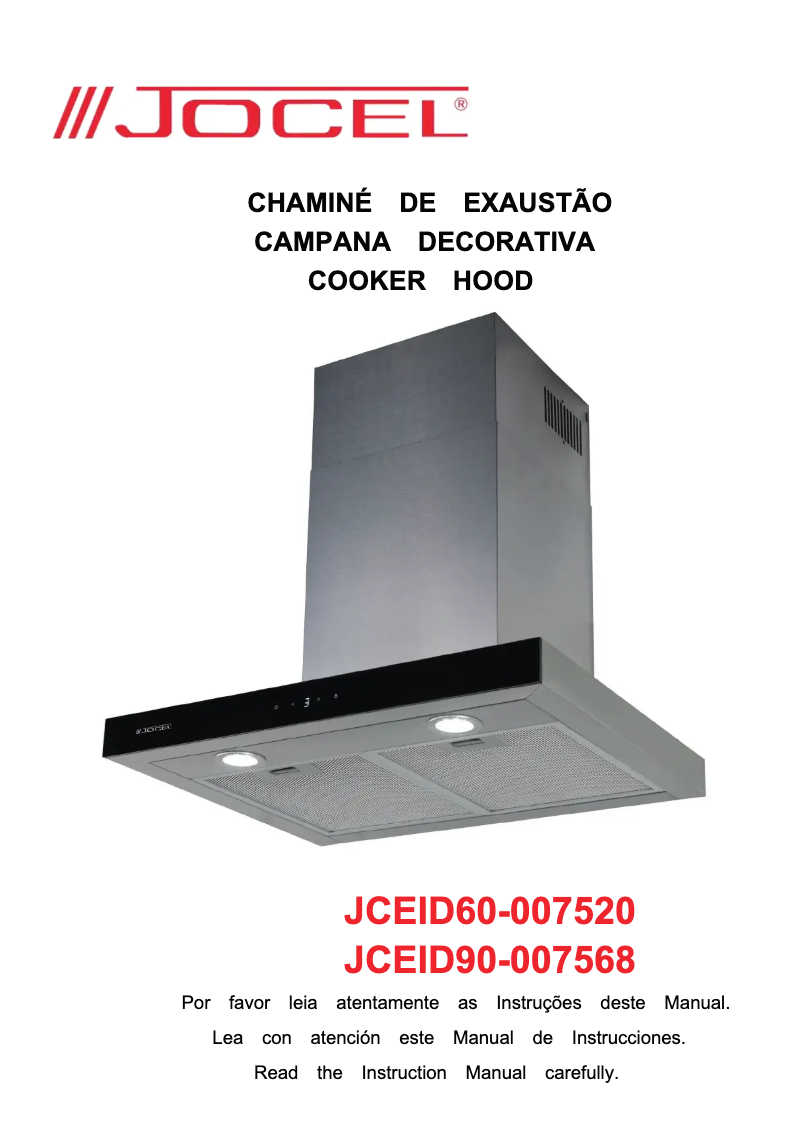 Página 1 del manual Manual de usuario Jocel JCEID90-007568