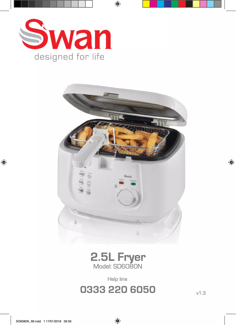 Page n°1 - Manuel utilisateur Swan SD6080BLKN