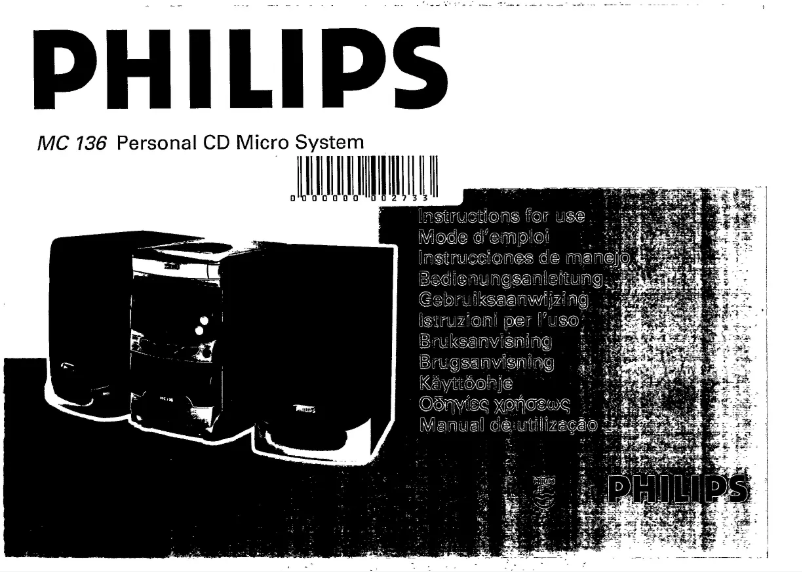 Página 1 del manual Manual de usuario Philips MC 136