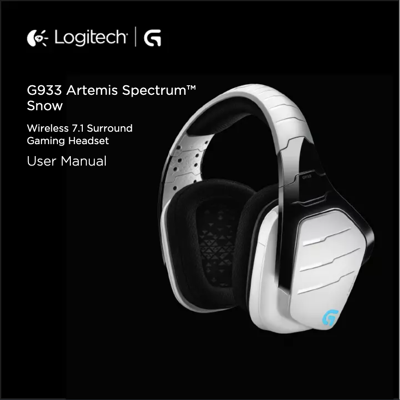 Página 1 del manual Manual de usuario Logitech G933 Artemis Spectrum