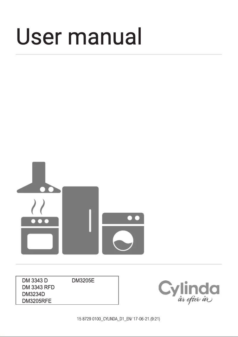 First page image of the manual for DM3205RFE