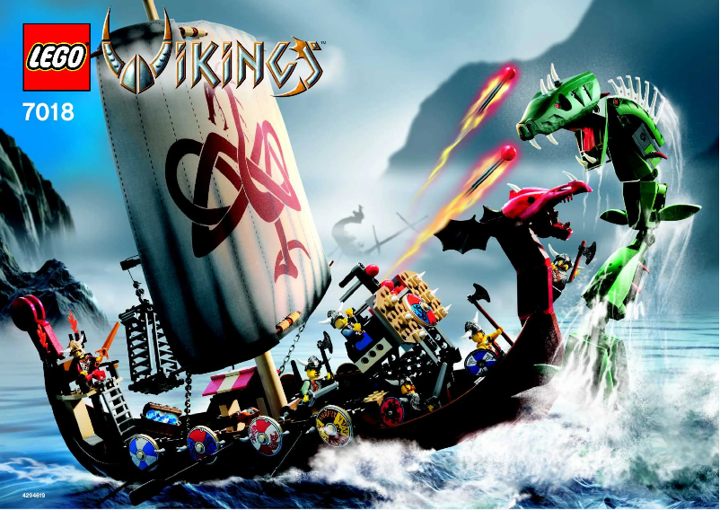 Page 1 de la notice Manuel utilisateur Lego Vikings 7018