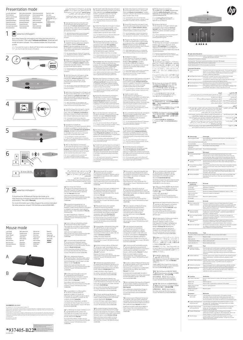 Page 1 de la notice Manuel utilisateur HP Elite Presenter