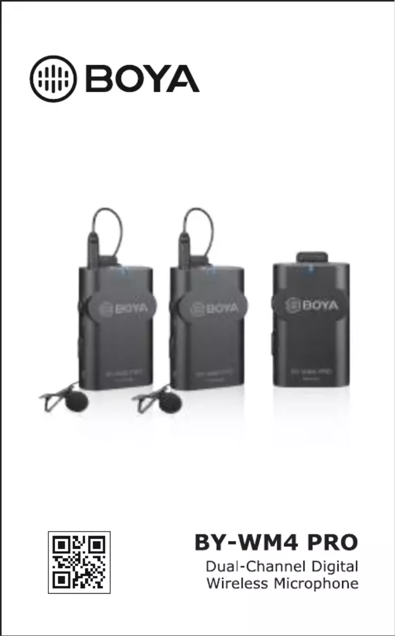 Image de la première page du manuel de l'appareil BY-WM4 PRO-K1