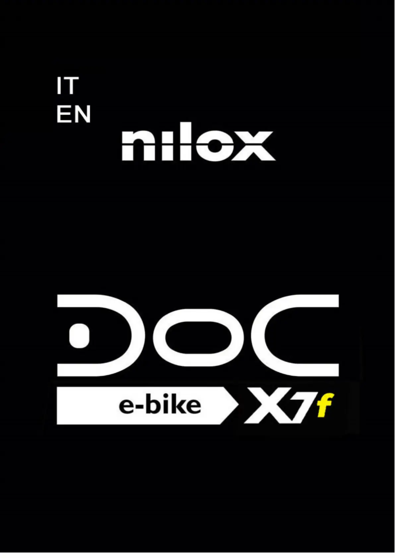 Page 1 de la notice Manuel utilisateur Nilox X7 F