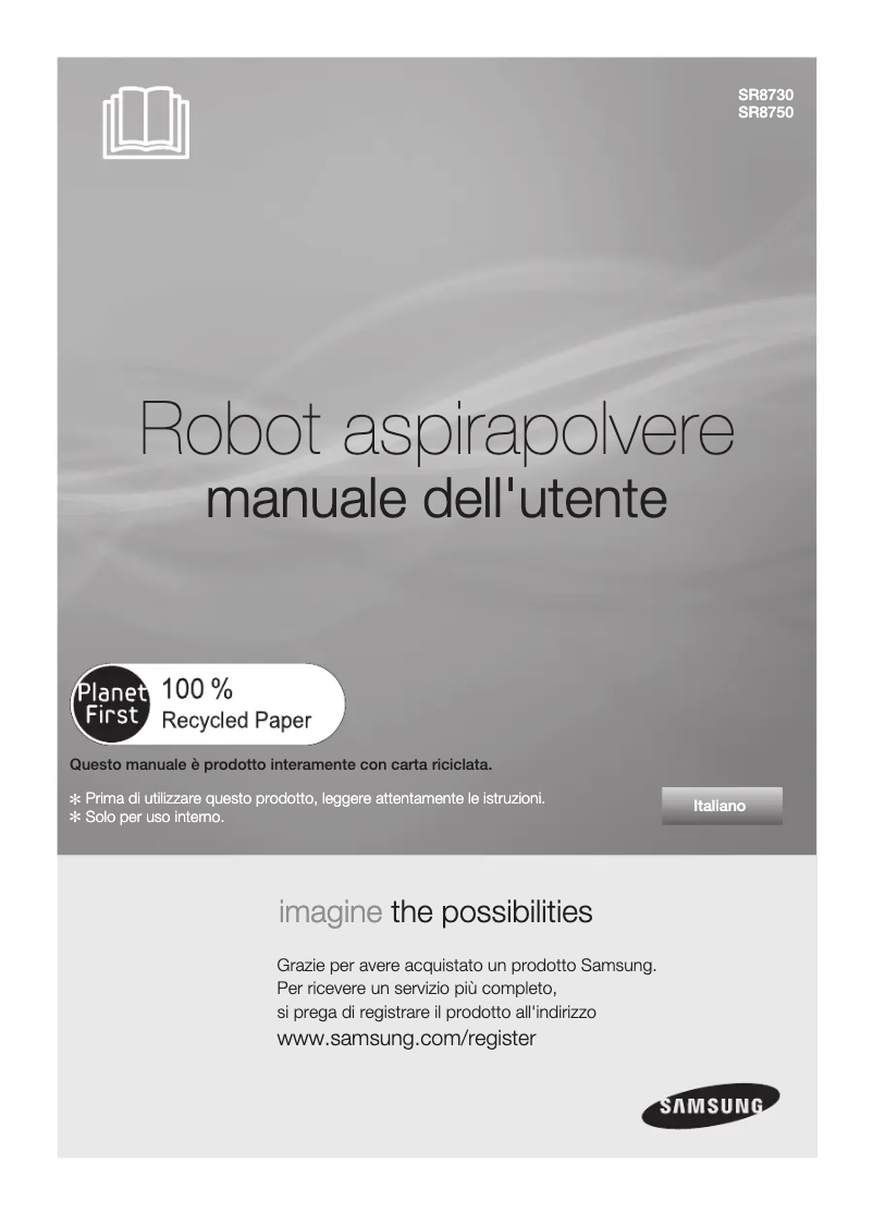 Image de la première page du manuel de l'appareil VR10ATBATRG/ET
