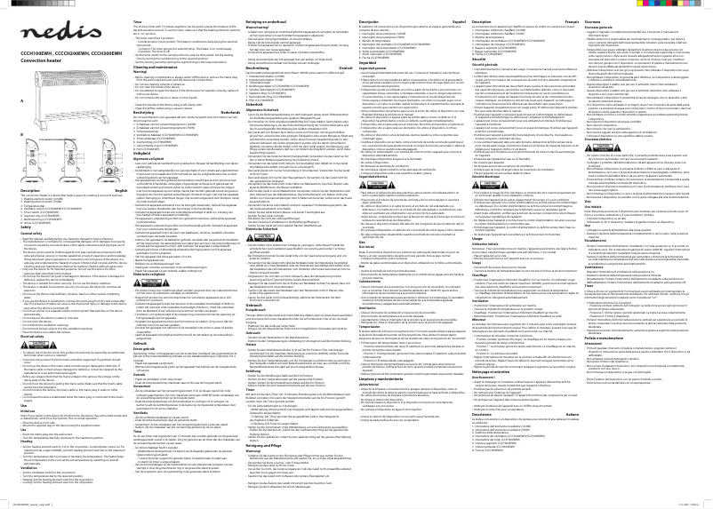 Image de la première page du manuel de l'appareil CCCH300EWH