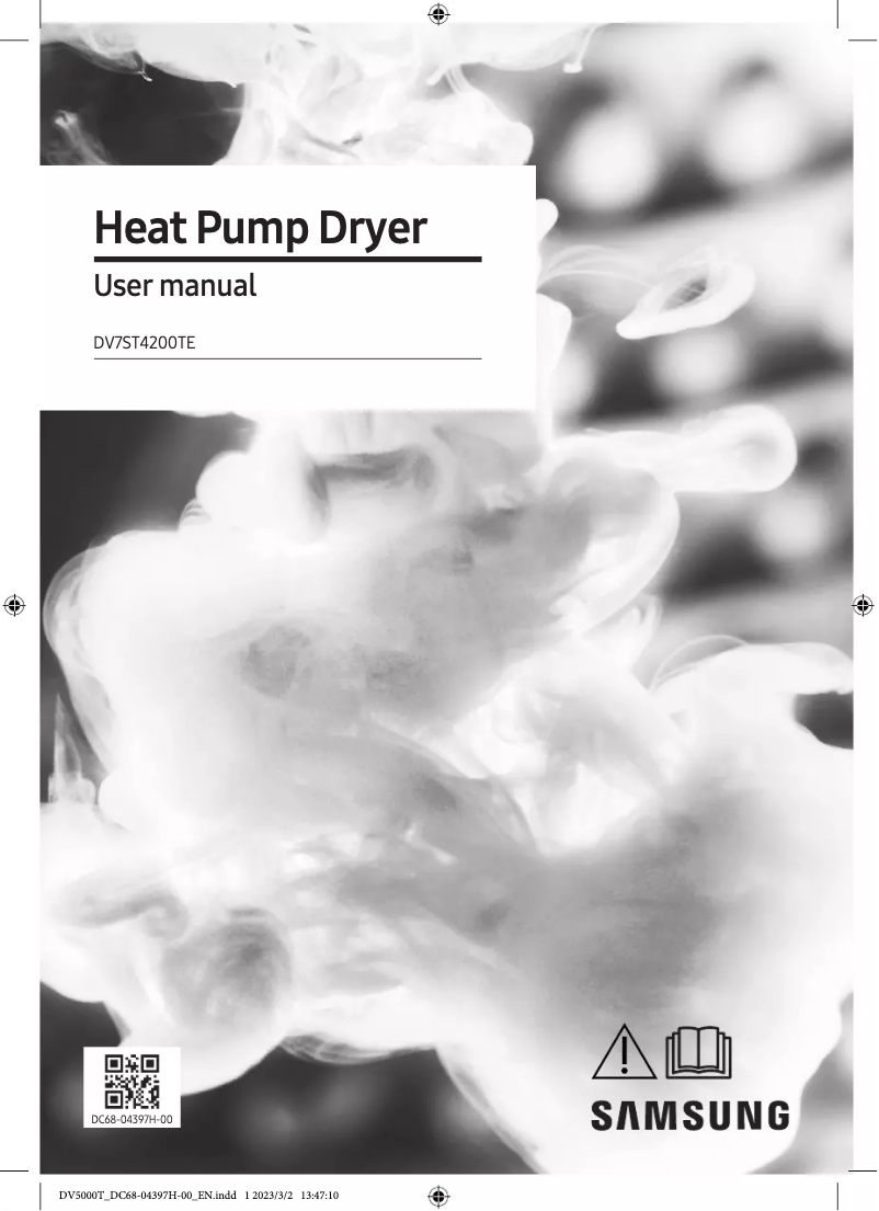 Page 1 de la notice Manuel utilisateur Samsung DV7ST4200TE