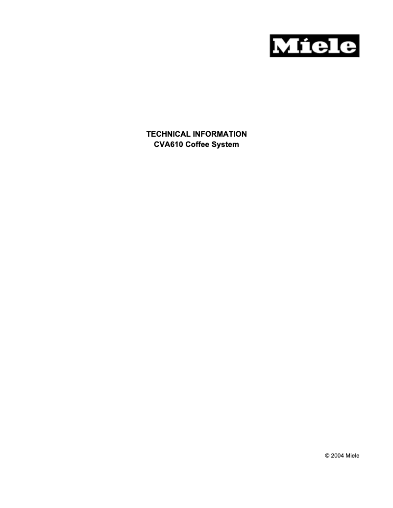Image de la première page du manuel de l'appareil CVA610