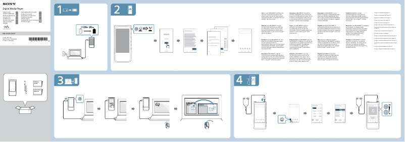 Page n°1 - Manuel utilisateur Sony Walkman NW-ZX505