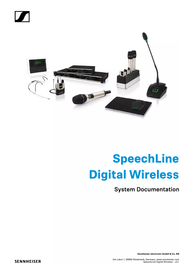 Page n°1 - Manuel utilisateur Sennheiser SL Handheld Set