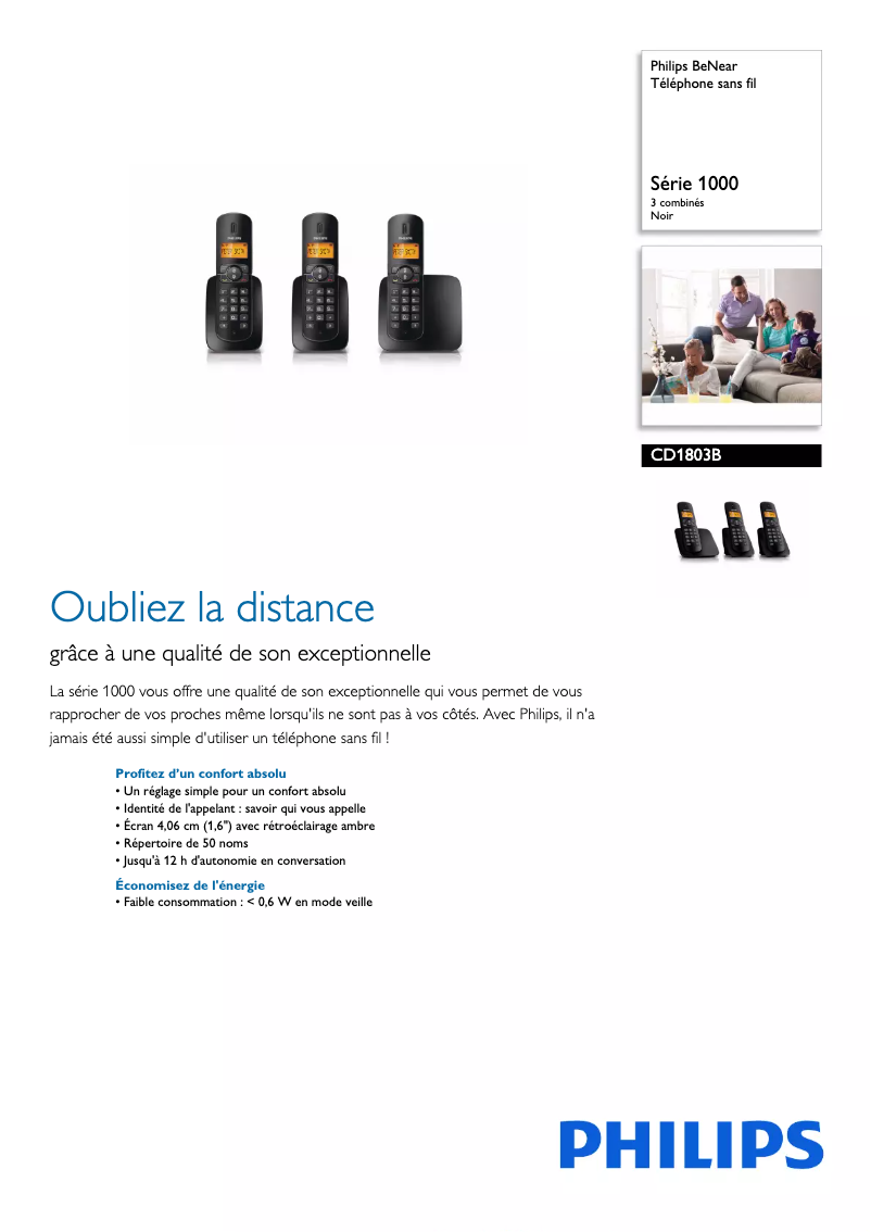 Imagen de la primera página del manual del dispositivo BeNear CD1803B