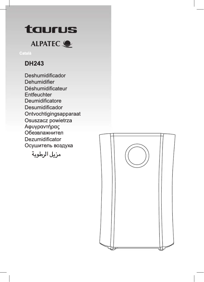 Page n°1 - Manuel utilisateur Alpatec DH243