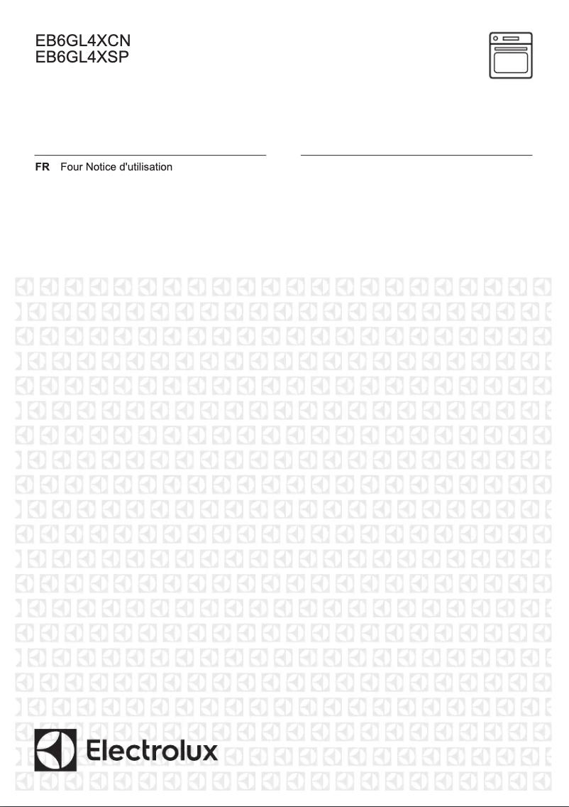 Page 1 de la notice Manuel utilisateur Electrolux EB6GL4XSP