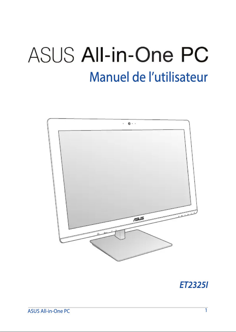 Page n°1 - Manuel utilisateur Asus ET2325IUK