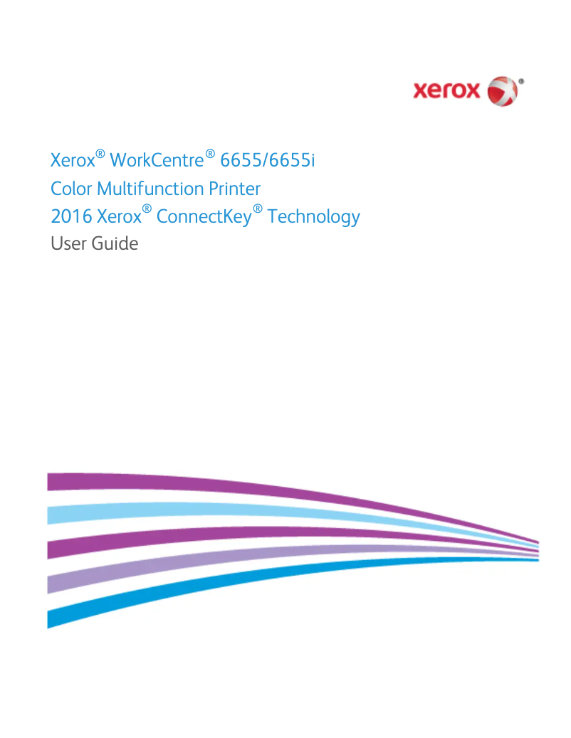 Page n°1 - Manuel utilisateur Xerox WorkCentre 6655