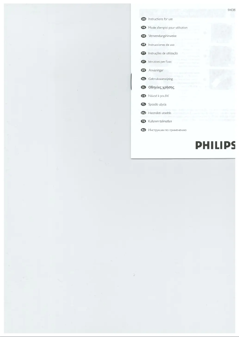 Page 1 de la notice Mode d'emploi Philips SVC2540