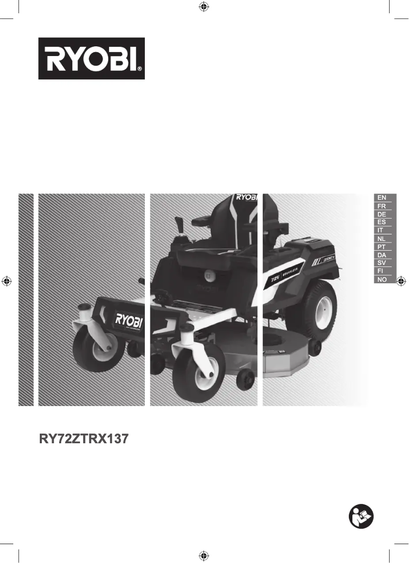 Page n°1 - Manuel utilisateur RYOBI RY72ZTRX137