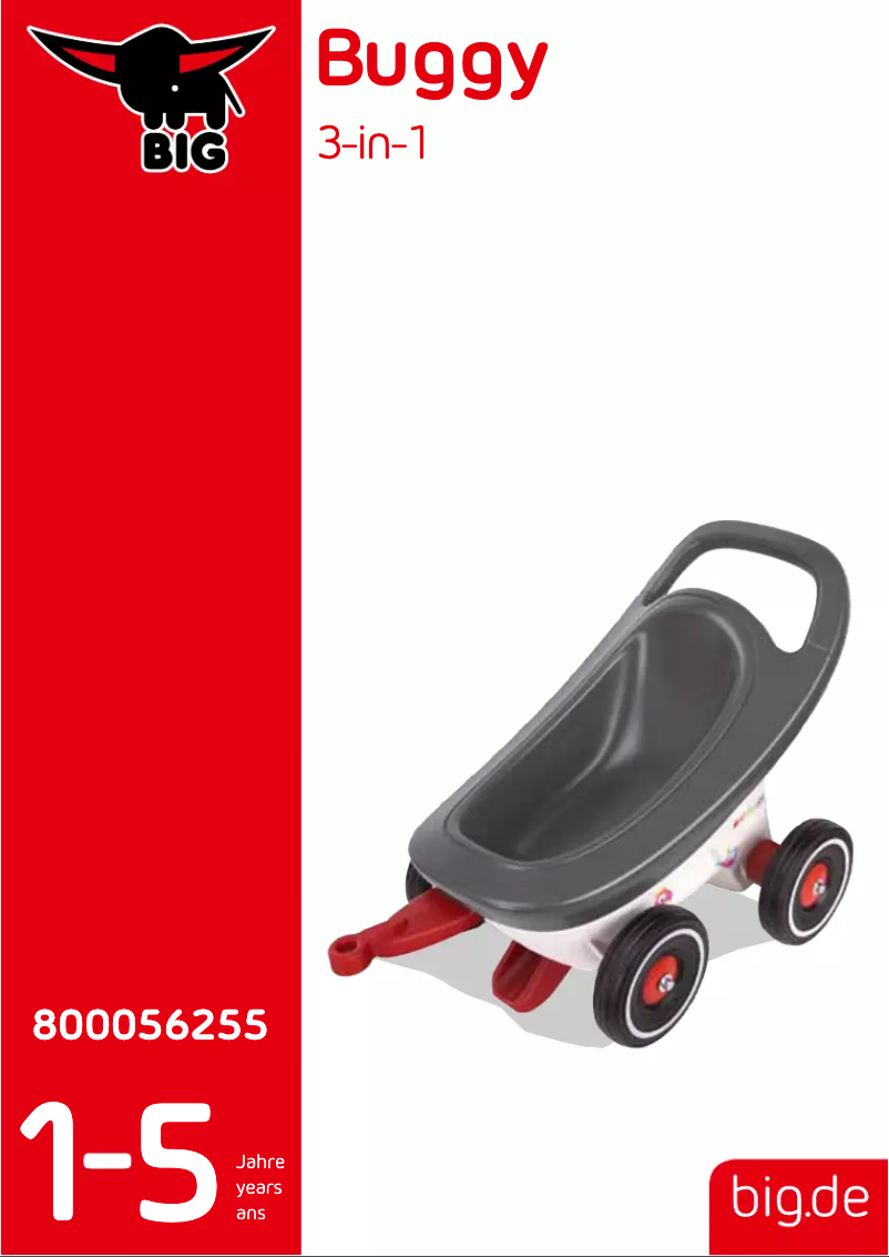 Page n°1 - Manuel utilisateur BIG Buggy 800056255