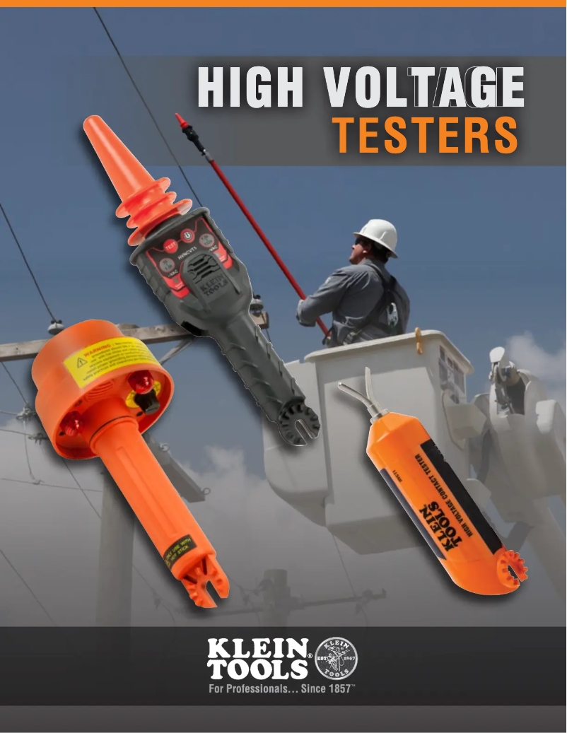 Página 1 del manual Folleto Klein Tools HVNCVT-1