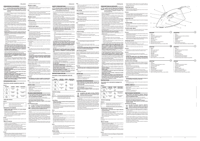 Page 1 de la notice Manuel utilisateur Termozeta Milord 4500