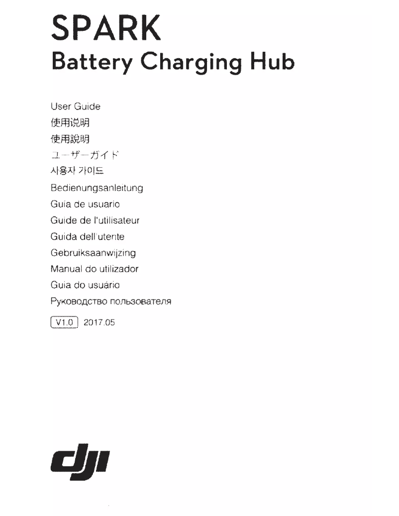 Image de la première page du manuel de l'appareil Spark Battery Charging Hub