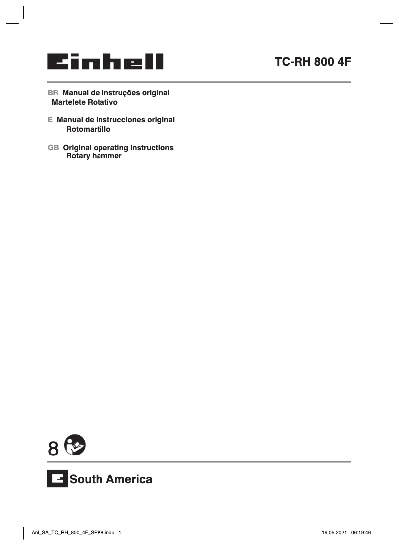 Image de la première page du manuel de l'appareil BT-ID 550 E