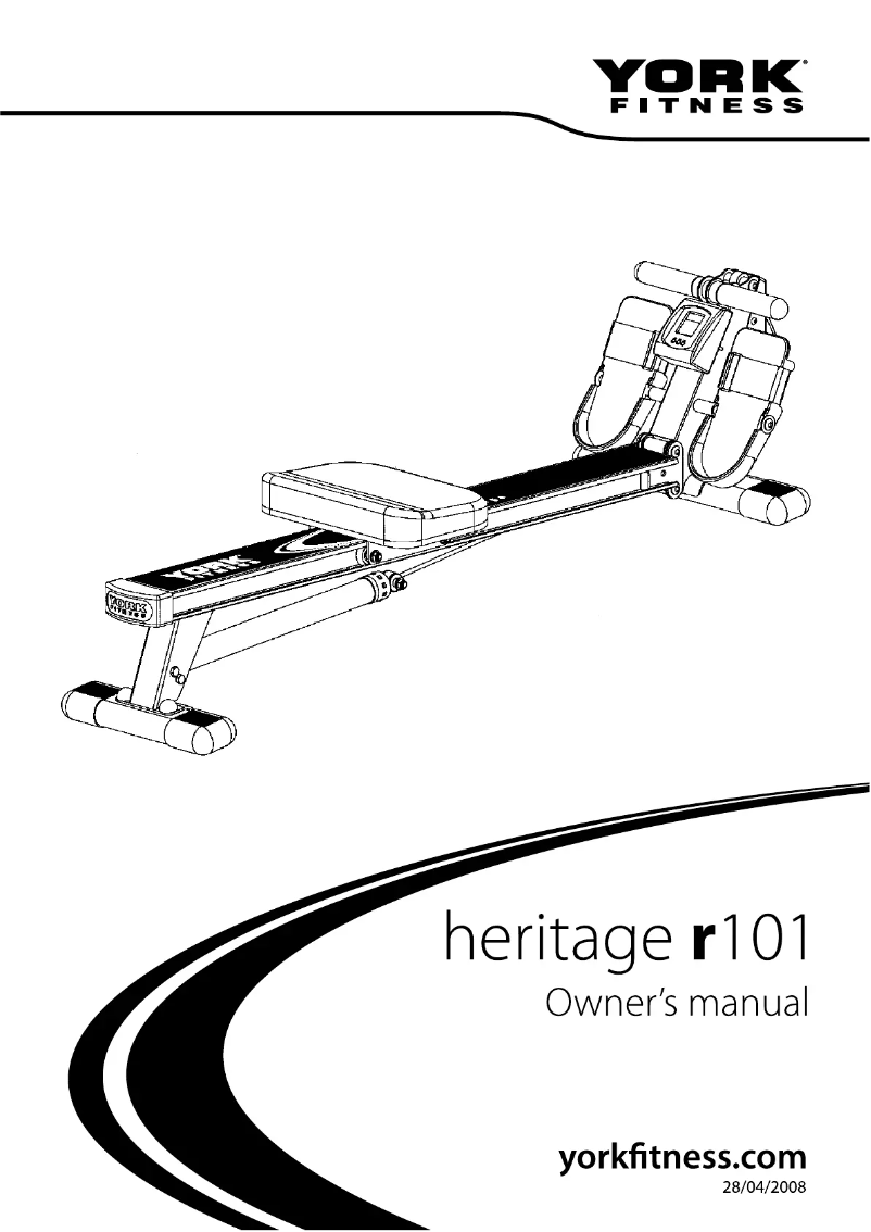 Página 1 del manual Manual de usuario York Fitness Heritage R101