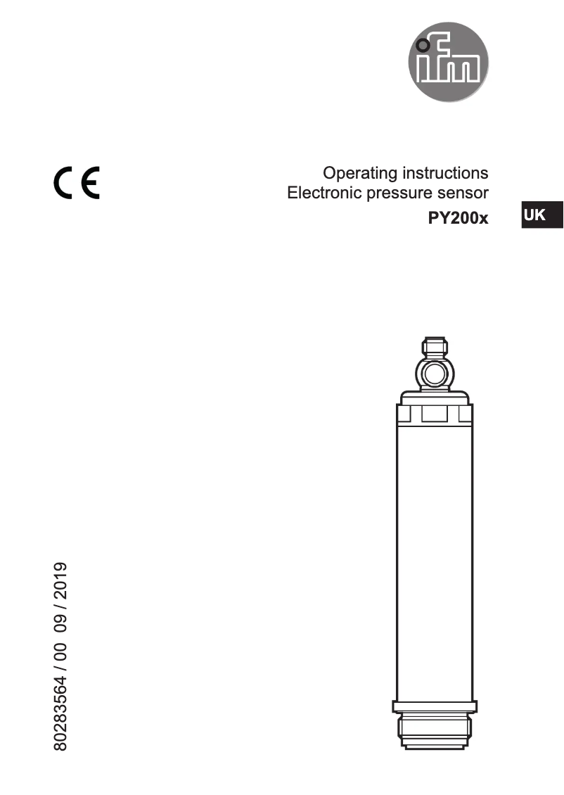 Image de la première page du manuel de l'appareil PY2007