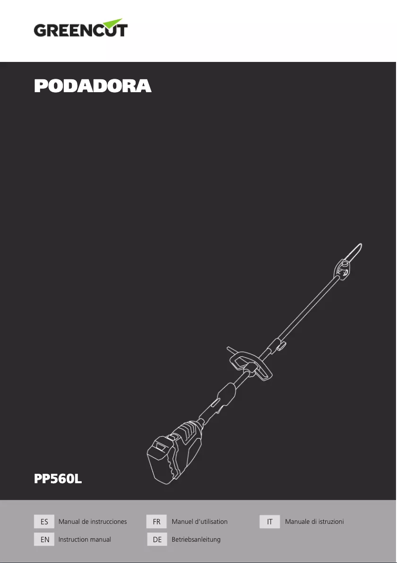 Image de la première page du manuel de l'appareil PP560L