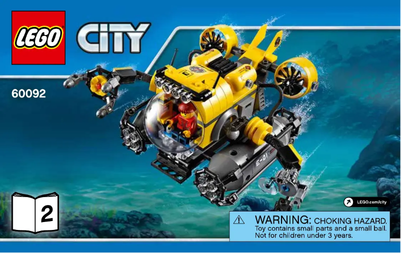 Page 1 de la notice Manuel utilisateur Lego City 60092
