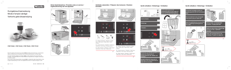 Image de la première page du manuel de l'appareil Silence CM 5710